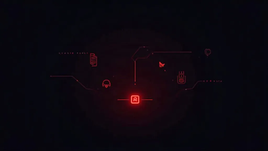 Neonska Rockstar Games ikona sa vezama na tamnoj pozadini - integracija AI tehnologije