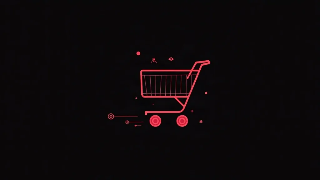Neonska ikona poslovne kočije sa točkovima - simbol e-commerce i online kupovine za PWA aplikacije