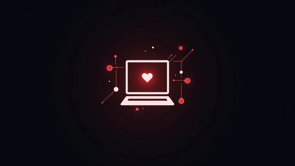 Laptop sa srcem i mrežnom povezanošću - automatizacija poslovnih procesa kroz digitalne alate